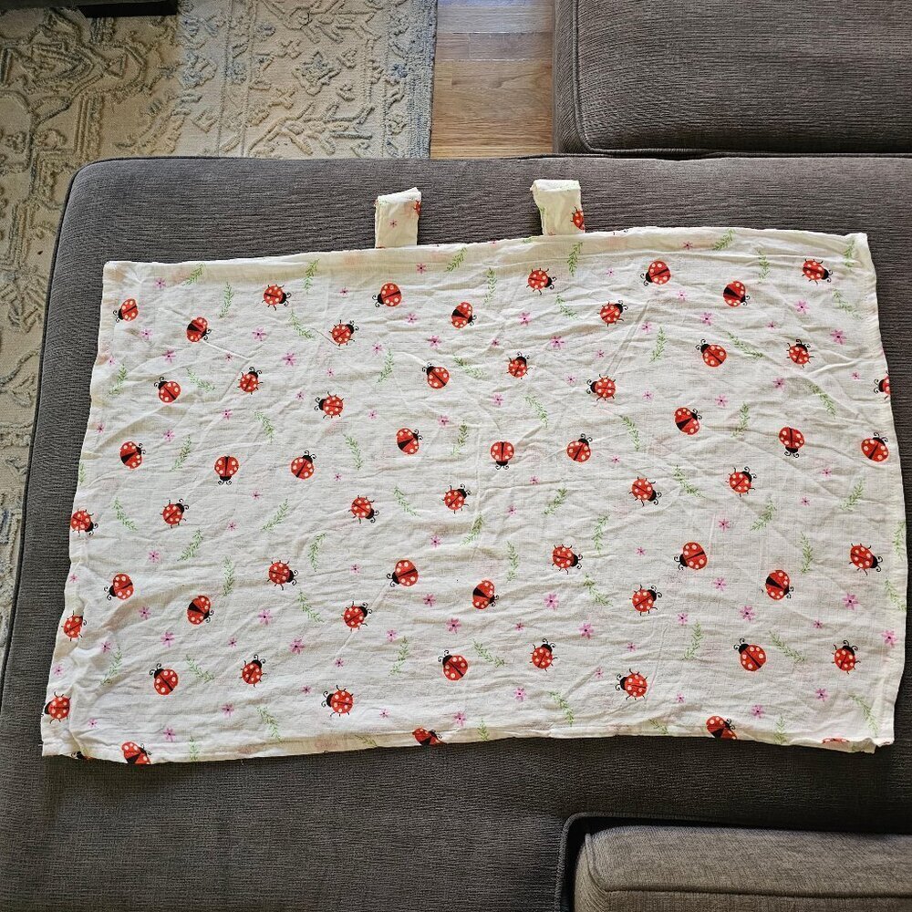 Hi Sprout Breathable Cotton Muslin Canopy Car Seat Cover for Girls and Boys